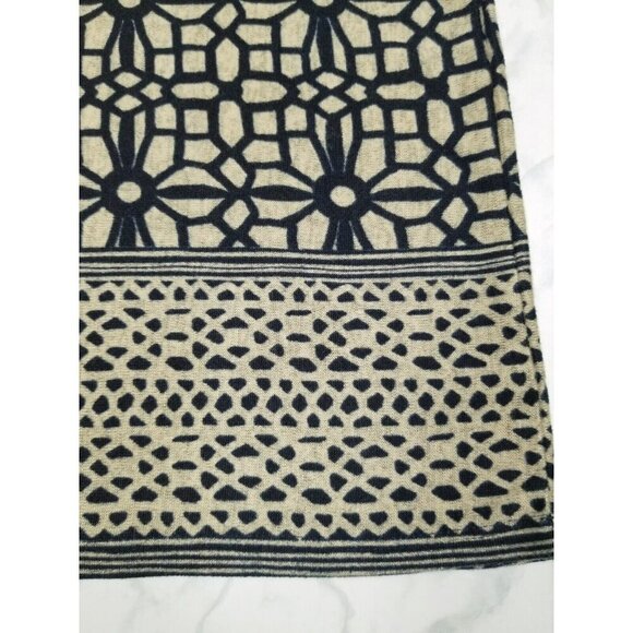 Tacera Womens Geometric Print Dress Keyhole Accent P/M Petite Workwear Office - Picture 6 of 11